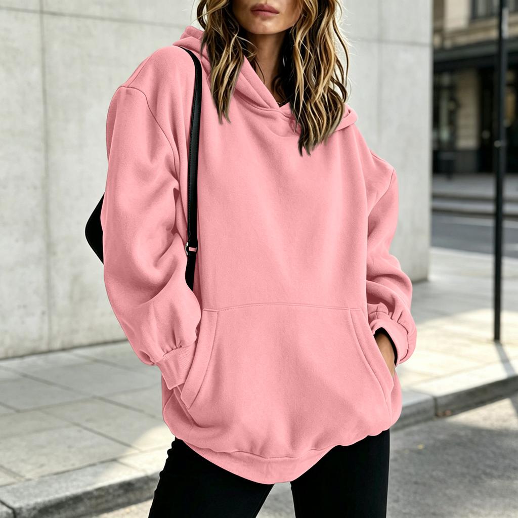 Women's Oversized Lined Hoodie Casual Sweatshirt for Everyday Wear