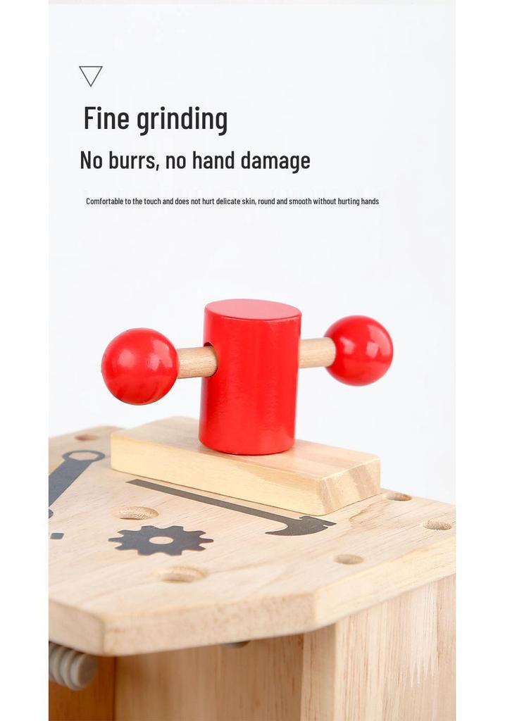 Children's Wooden Tool & Car Assembly Set