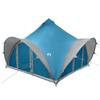 Tipi Tent with Roof Blue 6 Person Polyester and Steel