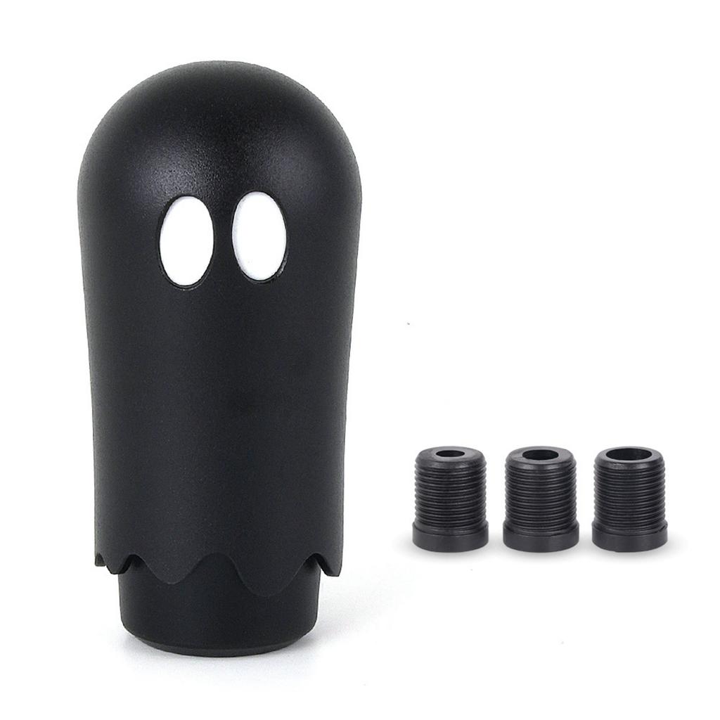 Aluminum Weighted Manual Knob Lever With 3 Threaded Adapters M8 M10 M12 X 1.25 For Vehicle Fun Cool Spooky
