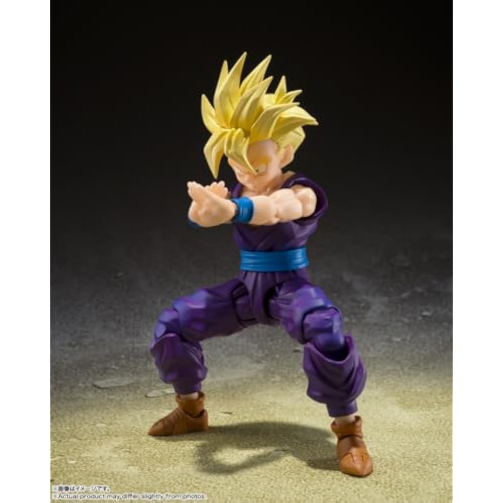 TAMASHII NATIONS S.H. Figuarts Dragon Ball Z Super Saiyan Son Gohan - Warrior Beyond Goku - Appro...