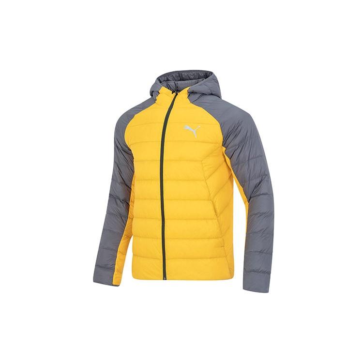PUMA PwrWarm PackLite Hd Jacket Logo  Yellow  Men s 672911-39 XS