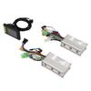 Doppelantrieb Elektrofahrrad-Controller-Set mit LCD-Meter 500W 24V 36V 48V 25A Aluminiumlegierung für Elektrofahrrad