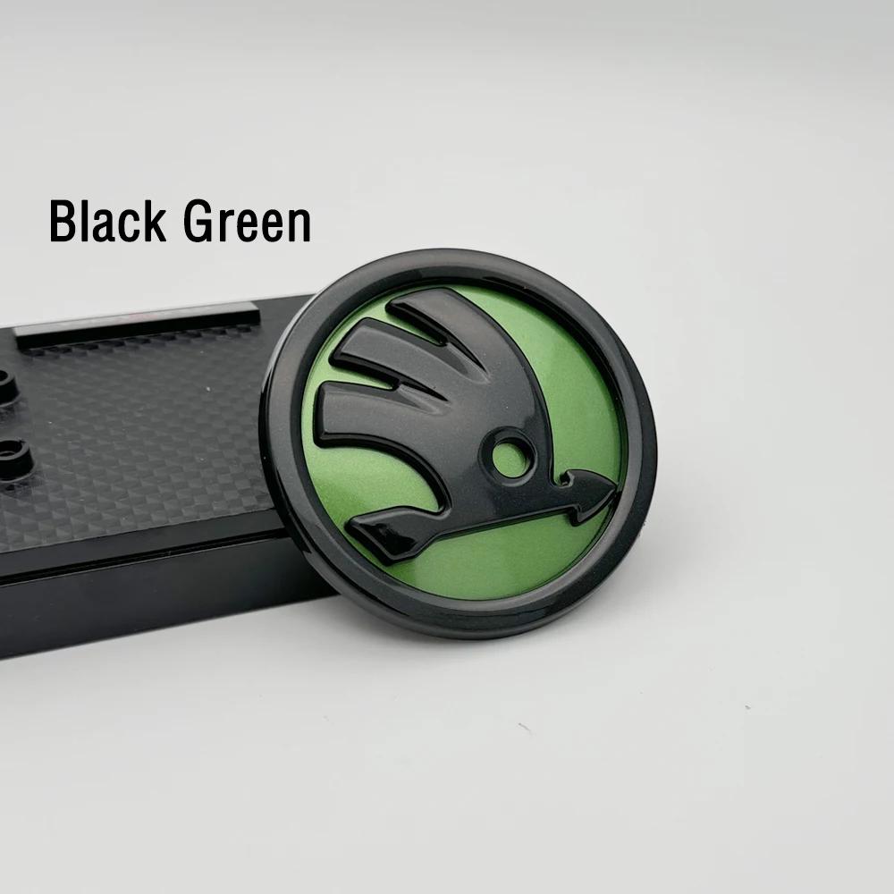 

2025 New 1pcs 80mm 90mm ABS Car Emblem Badge Hood Front Rear Trunk Logo For Skoda Fabia 1 2 Octavia a7 RS Superb Rapid Yeti Karo 1pcs 90mm