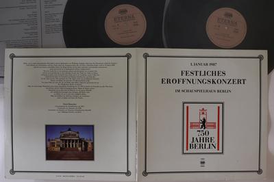 LP Record VARIOUS - 750 Jahre Berlin ? Festliches Eroff 725101102 ETERNA 1987 German Dem Classical Used