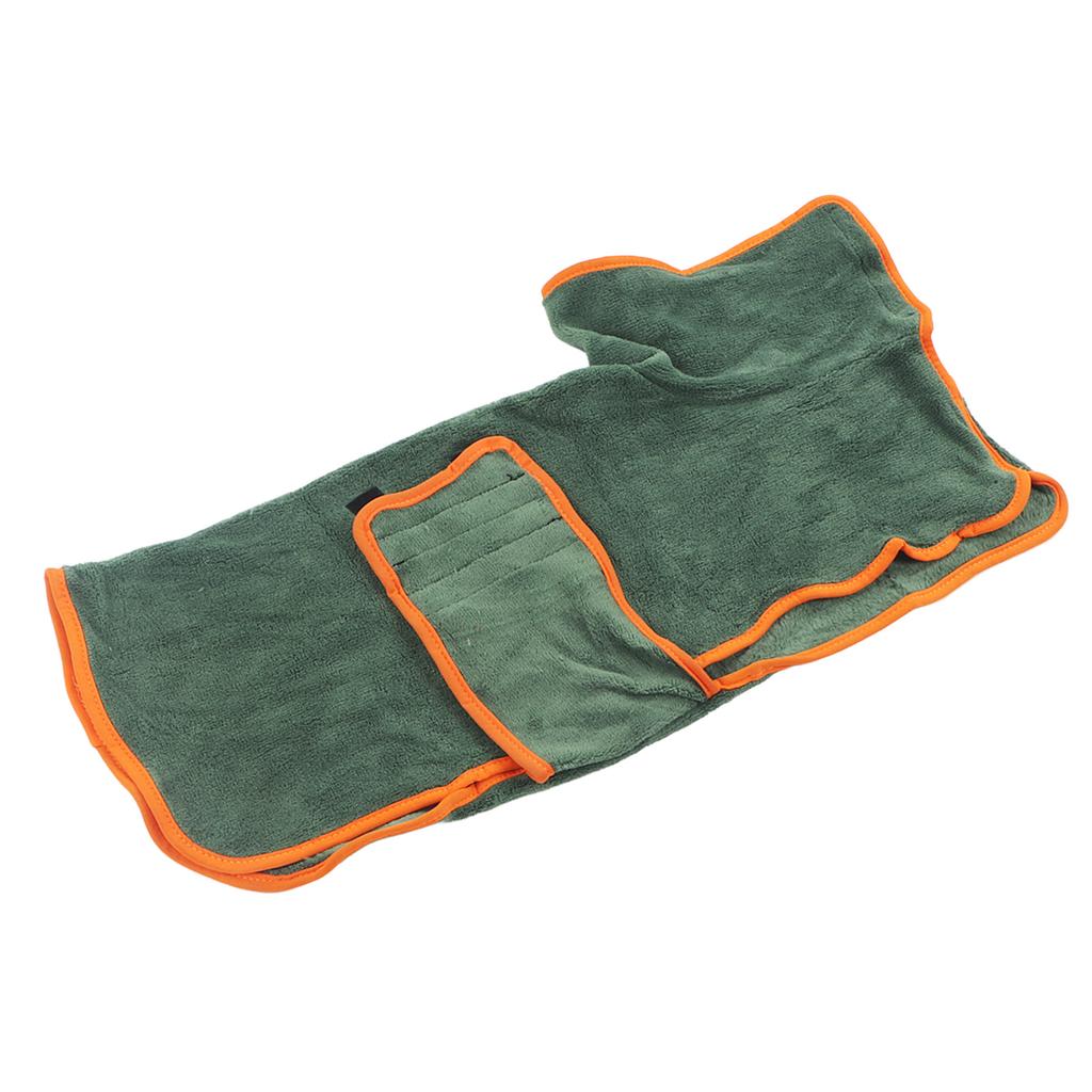 Dog Drying Robe Fast Drying Water Absorption Keep Warm Pet Bathrobe for Puppy Large Dogs