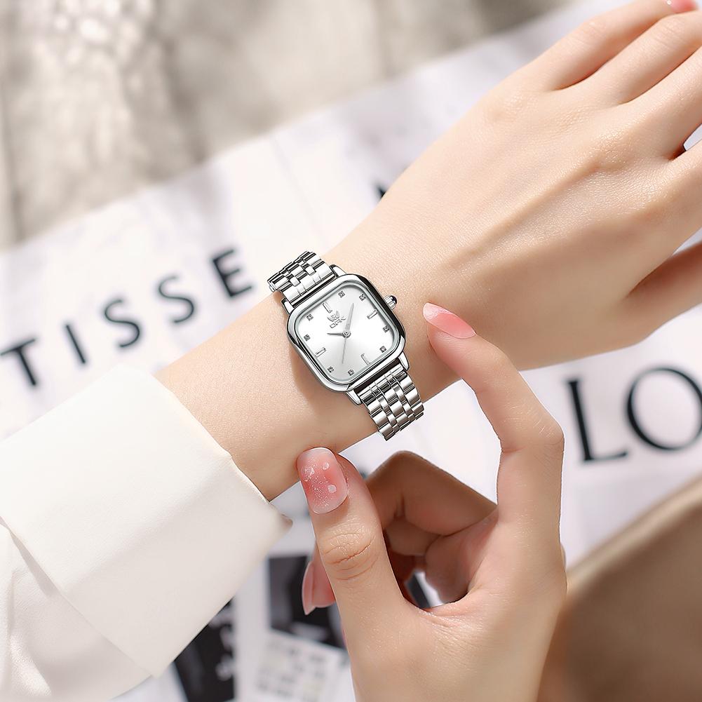 OPK 8178 Women's Watches Steel Strap Waterproof Minimalist Fashion Ladies Dresses Wristwatches Original Quartz Watches for Woman