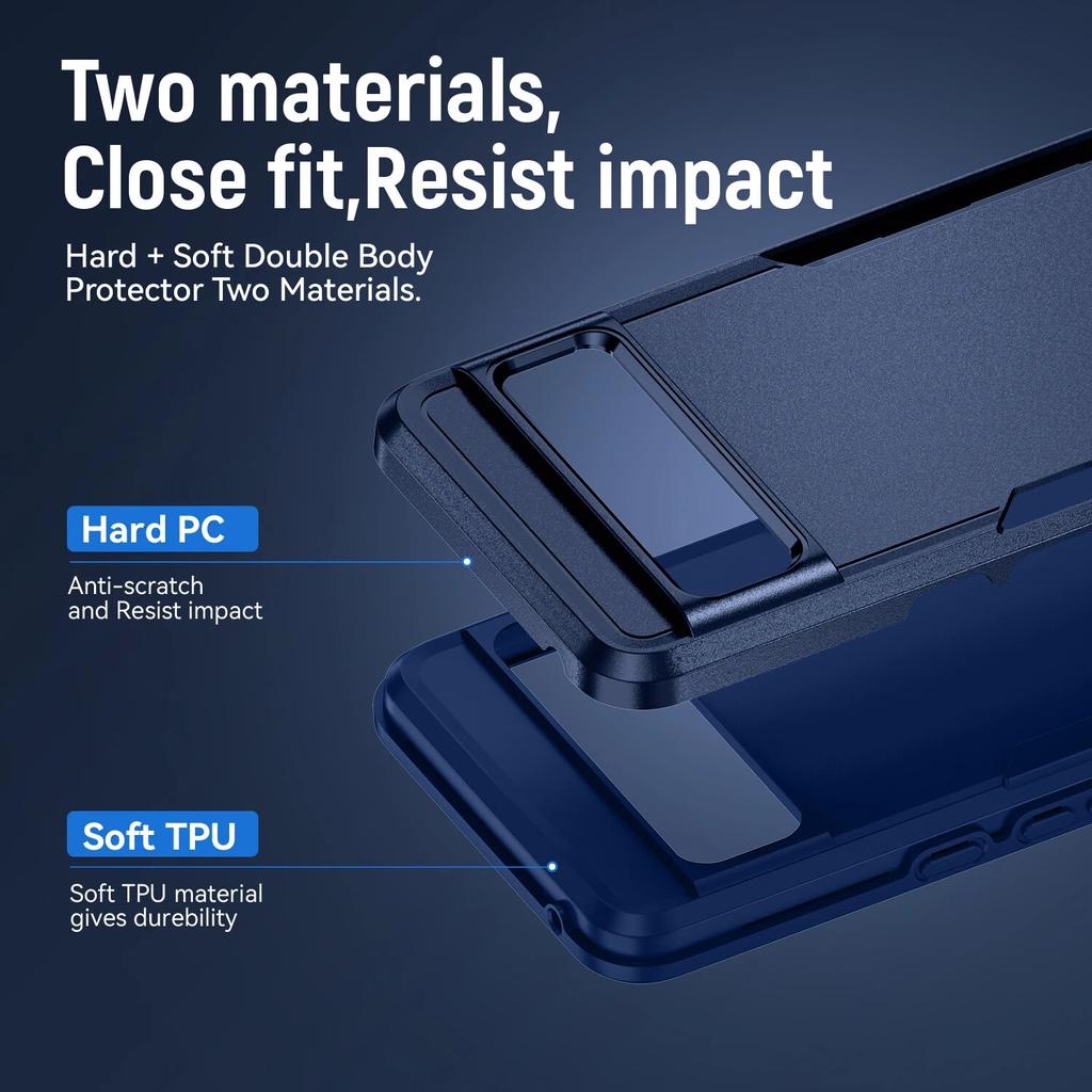 Anti-Klopf-Schutzhülle für Google Pixel 8 Pro, Pixel7, Pixel7a, Pixel8, Pixel 7, 6 Pro, 6A, 7A, Pixel6, stoßfeste Rückabdeckungen