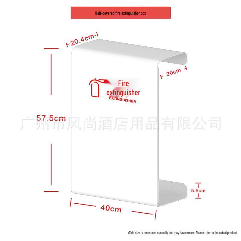 2-Pack 4kg Stainless Steel Fire Extinguisher Cabinets for Hotel, Mall, or Fire Station