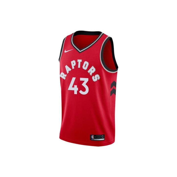 Nike NBA Basketball Jersey Siakam #43 Raptors Fan Edition Men Tops Red 904143-657
