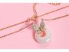 Trendy Pure Silver Butterfly Necklace with Hetian Jade Pendant - Women's Light Luxury Clavicle Chain