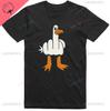 Unisexs Funny T-Shirt Rude Seagull Design Regular Fit Cotton Tee Unisex Unisex Print Cartoon Graphic Cotton T Shirts Breathable Workout