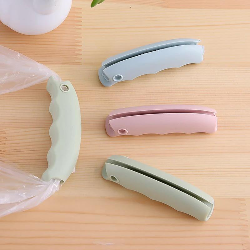 3Pcs Portable Silicone Bag Lifter Carrier Shopping Grocery Bag Holder Clips Handle Carrier Protect Hands Trip Labor Saving Tool