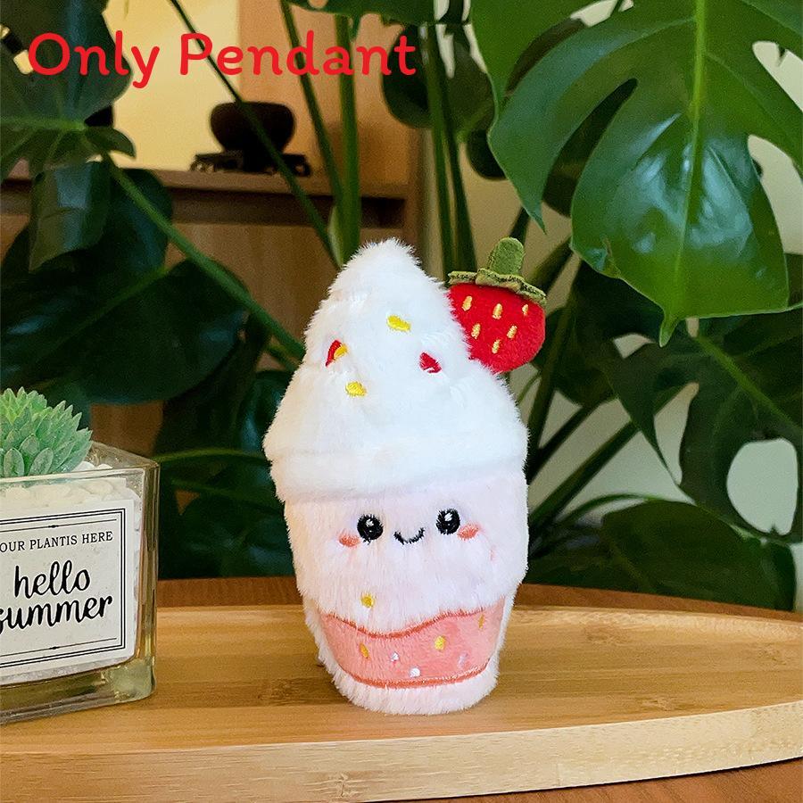 Plush Summer Fruit Shake Toy With Pp Cotton Filling For Kids And Collectors