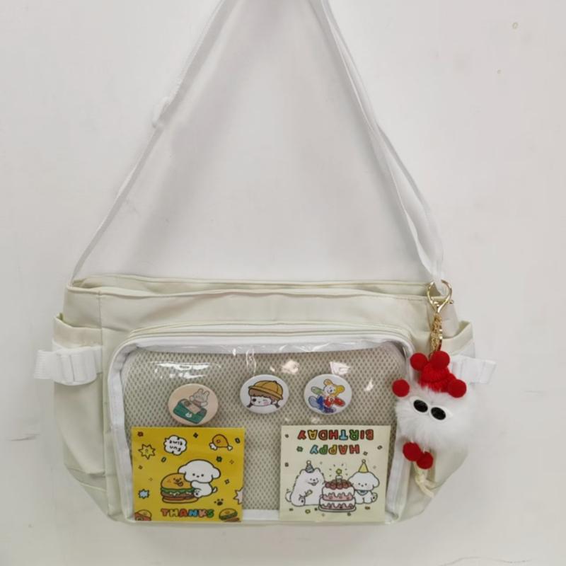 

Сумка через плечо в студенческом стиле с большой вместимостью для переноски учебников, сумка почтальона для девочек, повседневная сумка через плечо