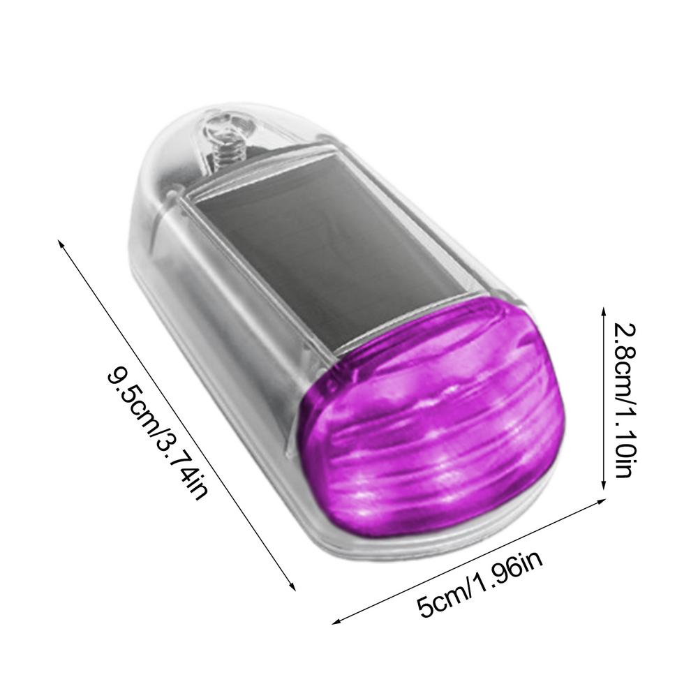 Wireless Cab Lights For Truck 12-LED No Drill Car Cab Lights Waterproof Solar Power Cab Marker Lights Adhesive Most Cars RVs