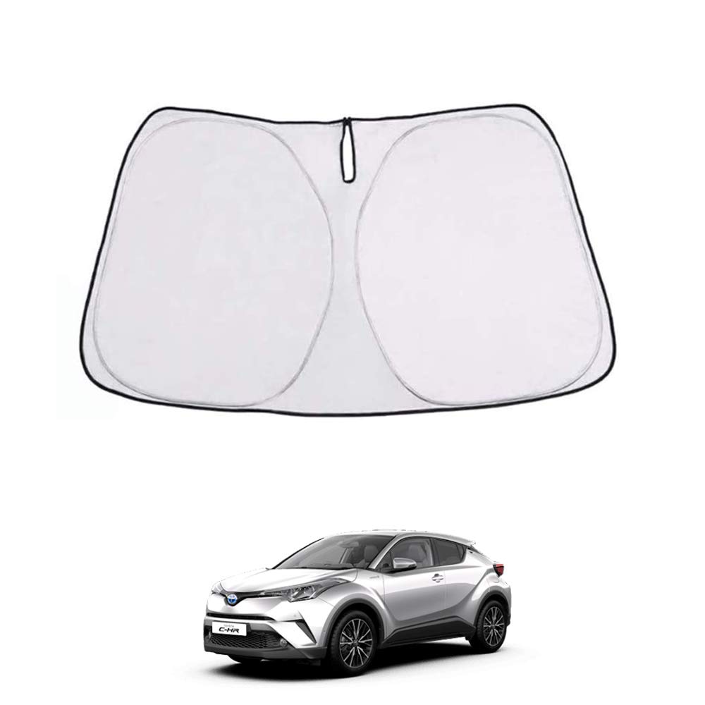 

BOYOUS Специально разработанный для Toyota Передний солнцезащитный экран Солнцезащитный экран Затемняющий Лобовое стекло Солнцезащитный экран Легкая установка 1 шт. C-HR ZYX10/NGX50
