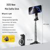 Mini Bluetooth Selfie Stick Tripod: Magnetic, Rotatable, Multifunctional for Vlogging and Live Streaming