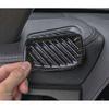Dashboard L&R Air Outlet Vent Trim 2* For Toyota Highlander 2020-2022 Black Wood