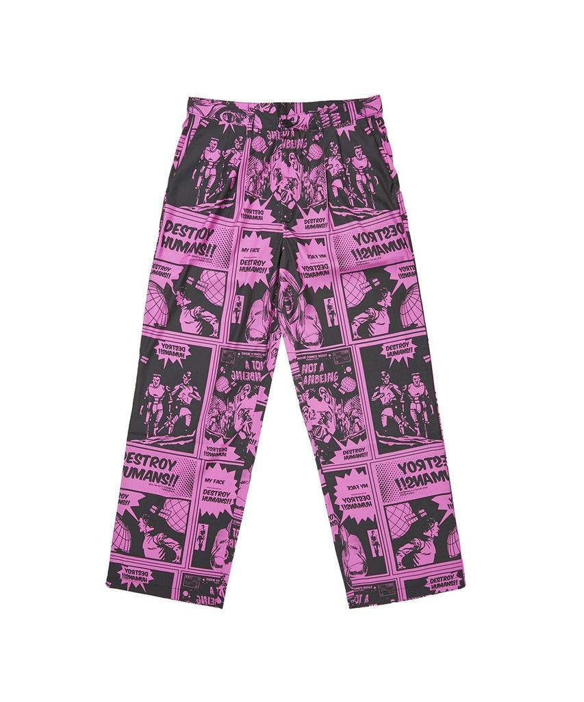 Aimnaseohyumeonbiing Comics Pants - Dust Pink
