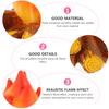 LED Simulated Firewood Flame Lamp Christmas Halloween Outdoor Camping Decor Ornaments Artificial Campfire Lamp LED Night Light
