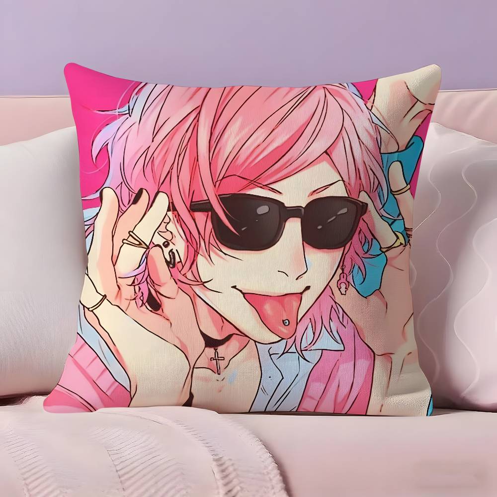 Anime y-Yarichin-Bitch Club Pillow Case Ultra Soft Skin Friendly Fabric Cloud Like Comfort & Concealed Zipper