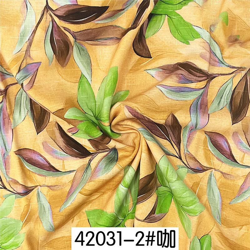 

Soft Viscose Rayon Cotton Fabric Pattern Floral Printed Fabric For Sewing Spring Summer Dress Cloth Design Material By the Meter 1Meter X 1.4Meter