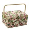 Sewing Large Floral Tool Sewing Retro Modern Sewing Pincushion Small Item D&D Box, Capacity, Print, Box, Tools, Storage, Two-Tier Storage,