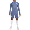 Nike Inter Milan Dri-FIT Slim Fit Moisture-Wicking Quarter-Zip Long Sleeve Retro Football Shirt Men Tops Blue FN9836-492