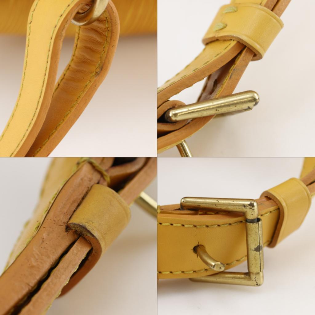 Louis Vuitton Noe Shoulder Bag M44009 Tassiri Yellow Epi Leather Women Used