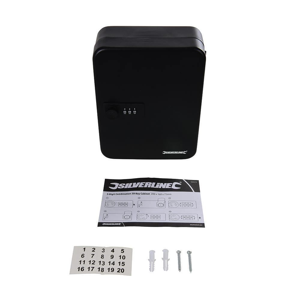 Silverline 3 Digit Key Safe