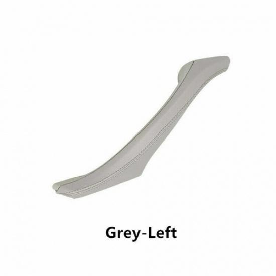 1pcs Leather Wrap Car Inner Door Handle Pull Trim Special For BMW F10 520i 525i