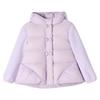 DEESHA Girls' Winter Princess Bowknot Hooded Down Jacket