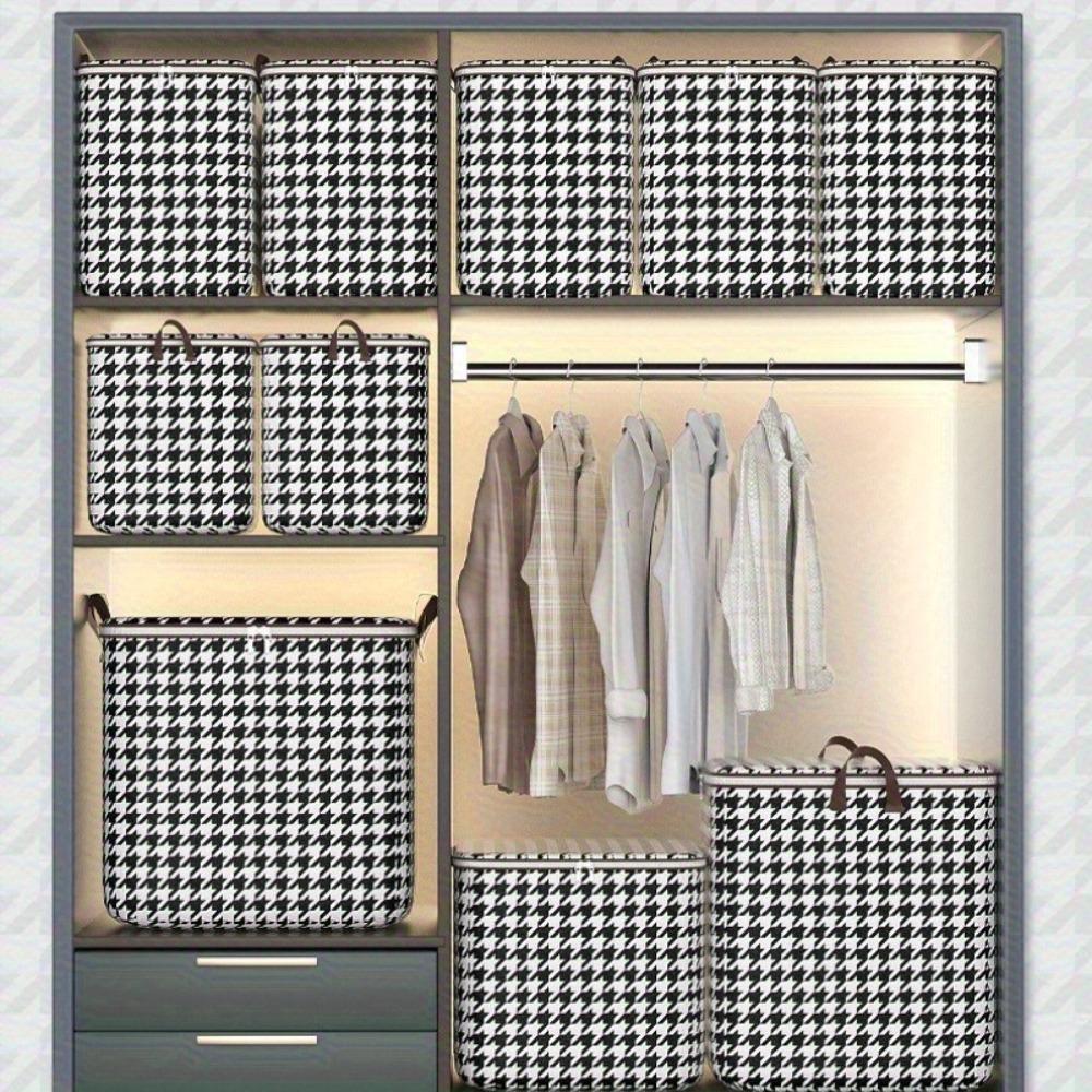 Aufbewahrungsbox für Kleidung zu Hause, Faltbarer Kleiderschrank, Quilt-Organizer, Umzugsgrundausstattung, Aufbewahrungstasche, Truhen