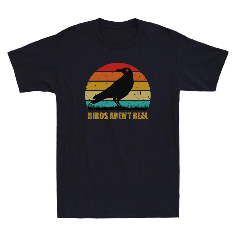 Birds Not Real T-shirt Vogelspotten Overheidscomplot Vintage Heren T-shirt