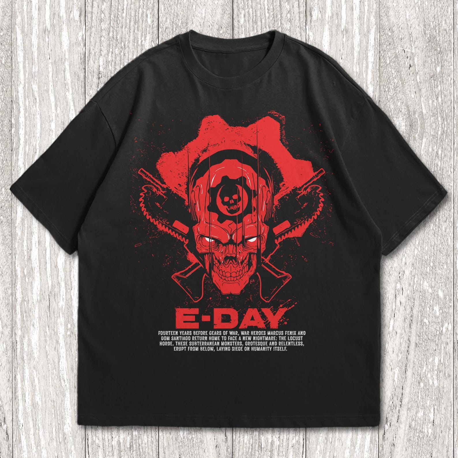 Gears Shirt of War, E-Day Shirt, Vintage Gaming T-Shirt, Gears War 2026 2XL