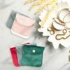 1pc Jewelery Pouch Packaging Bag Soft Velvet Gift Bracelet Necklace Earrings Rings Storage Button Velvet Bag Jewelry Organizer