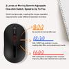 MIIIW Wireless Keyboard and Mice Combo 2.4G 104Keys FullSize Keyboard with 3 Moving Speeds