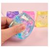 Squishy Colored Ice Cube Fidget Toys Slow Rising  Squeeze Toy Funny Stress Reliever Reduce Pressure Prop for Kids and Adults