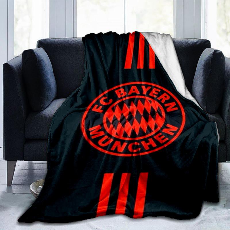 Munich FC Artwork Printed Throws Blanket Soft Flannel Blankets for Couch Bed Gifts for Men Women Picnic Blanket Christmas Gifts