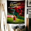 Ronaldo'S Pride Portugal'S Soccer Legend Bedding 1 Duvet Cover 2 Pillowcase Without Core Soft And Comfortable Christmas Birthday Gift