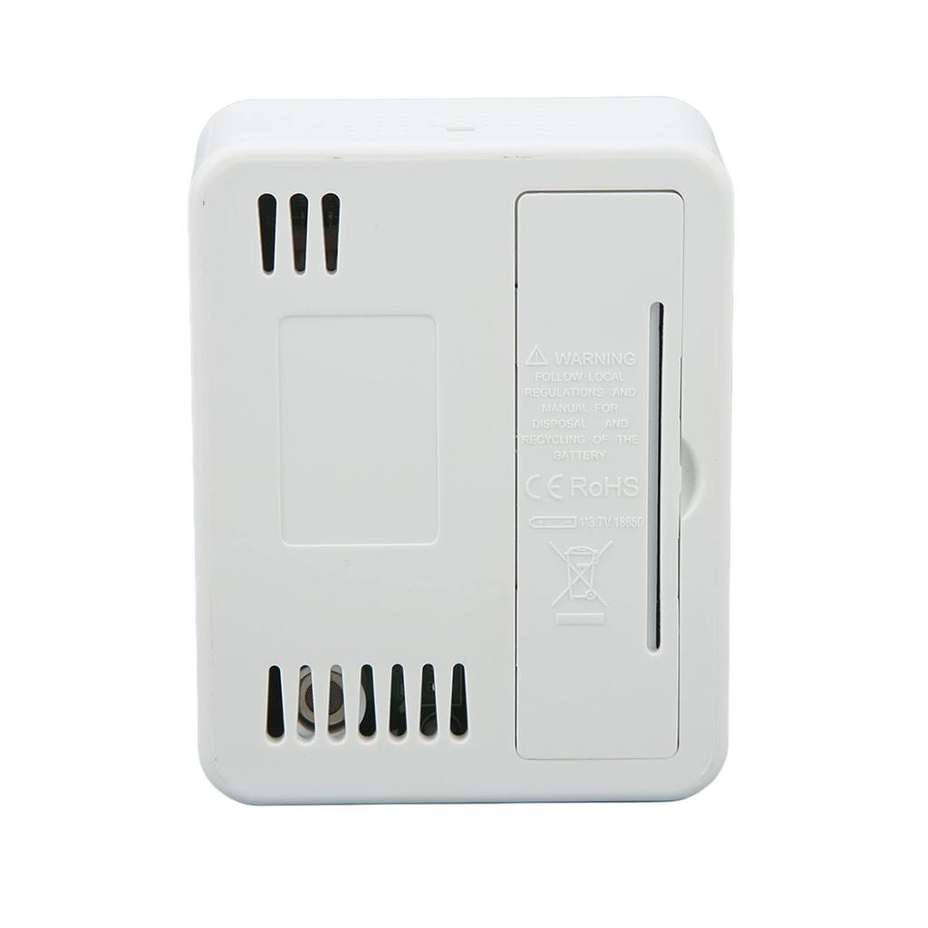 Měřič CO2 s teplotou a vlhkostí Velký ventilovaný USB pro použití Vysoce přesná detekce, 3v1 obrazovka, Stabilní, Design, Nabíjení,