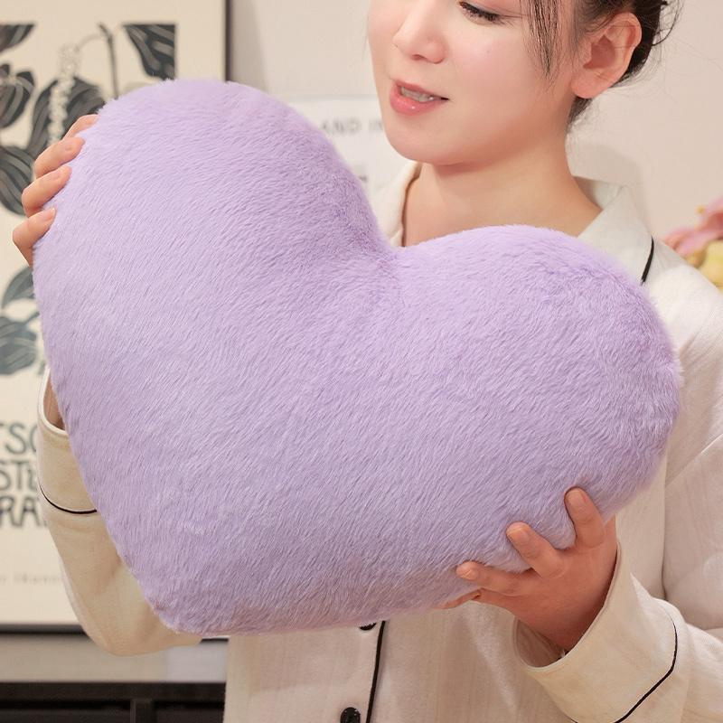 10/36CM Simulation Heart Shaped Plush Throw Pillow Soft Sofa Cushion Stuffed Plushie Toys Cute Small Pendant Valentine's Gifts