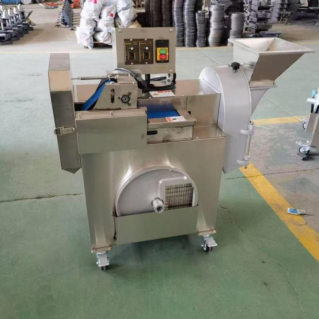 Automatic Double-Head Vegetable Cutter & Slicer for Commercial Use