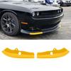 Front Bumper Lip Splitter Protector Cover Trim Yellow For Dodge Challenger 2015+