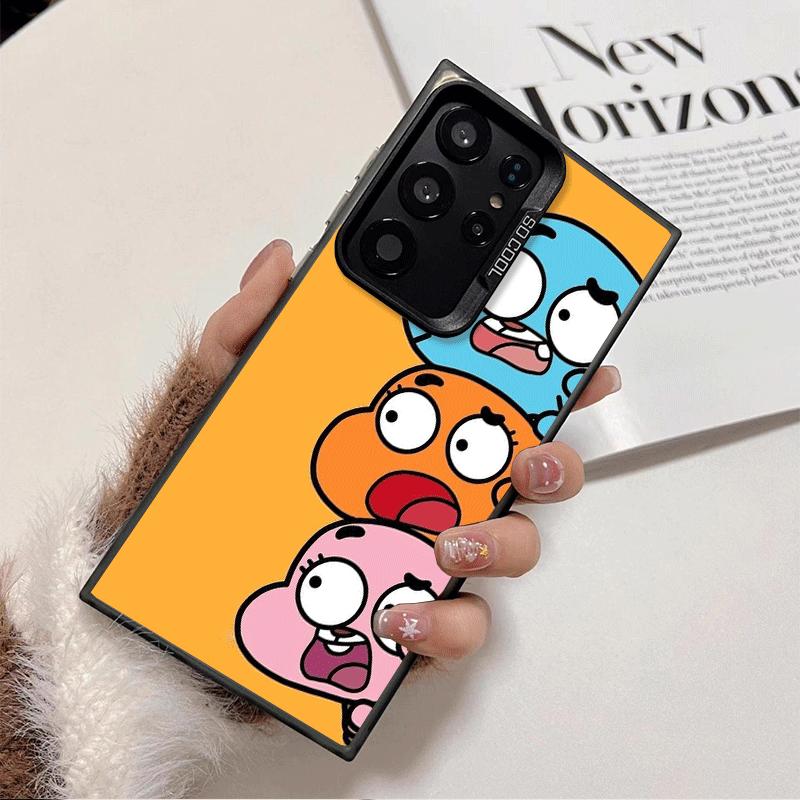 A-Amazing World G-Gumball Soft Phone Case for Samsung Galaxy S24 S25 FE S26 Edge S23 Ultra S22 Plus S21 + Shockproof Cover Back