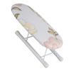 Foldable Space Saving Mini Ironing Board Home Travel Sleeve Cuffs Collars Handling Table(Peony)