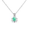 Creative Hollowed Lotus Glow In The Dark Pendant Necklace Luminous Jewelry Chain