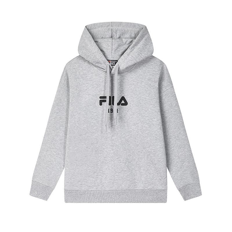 

New FILA Sweatshirt Men s Cloud Mist Heather Gray F11U439201FMG 170/92A/M