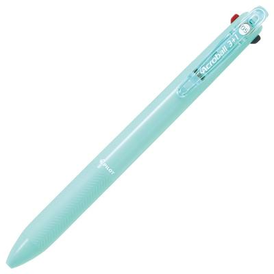 Pilot Acroball Ballpoint Extra Fine with Mechanical 3+1 Oil-Based Pen, 0.5mm, Pencil, BKHAB-50EF-MG [Mint Green]